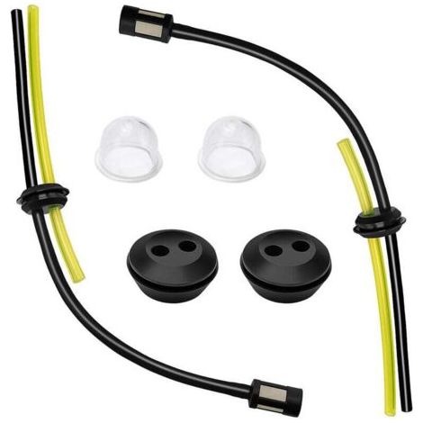 BUNTHAUS 6-teiliges Set Kraftstoffschlauch-Ersatzteile und Kraftstofffilter für Freischneider, Rasenmäher, Heckenschere und Kantenschneider