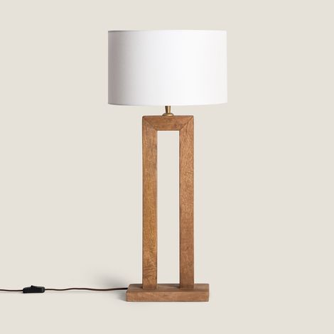 Tischlampe Holz Abner Natürlich