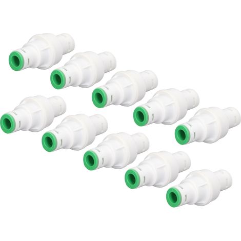 Lot de 10 détendeurs de pression d'eau anti éclatement étanches en PP G3/8 pour préfiltre régulateur de débit 9.5mm (1/5)