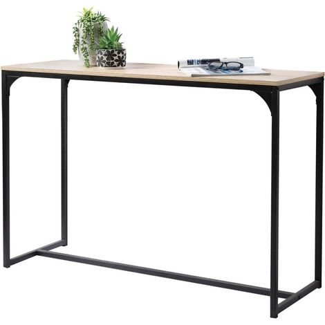 Console métal noir Loft (1/3)