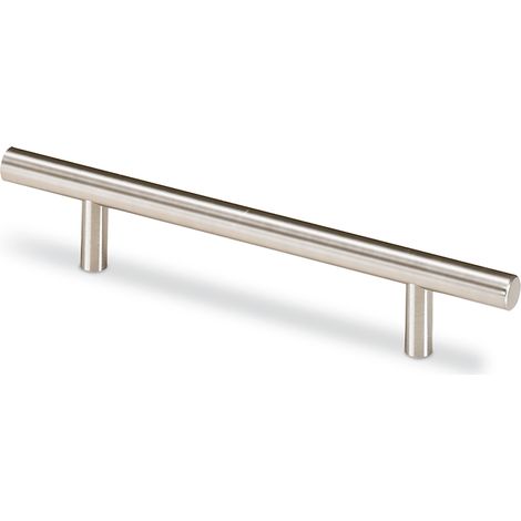 HETTICH Stangengriff Hale, •–• 620, L 1300 mm, H 35 mm, ø 12 mm, Edelstahl Optik gebürstet, 9070755