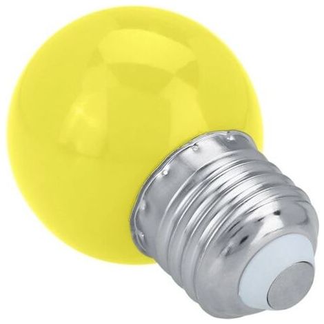 Ampoule LED ronde E27 3W, pour la maison, le bar, les fêtes et les décorations de Noël (jaune) (1/5)