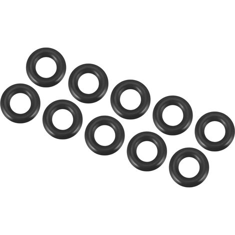 10 x 6 x 2 mm Nitrile Rubber O-Rings 10 Pieces Round Black (1/5)