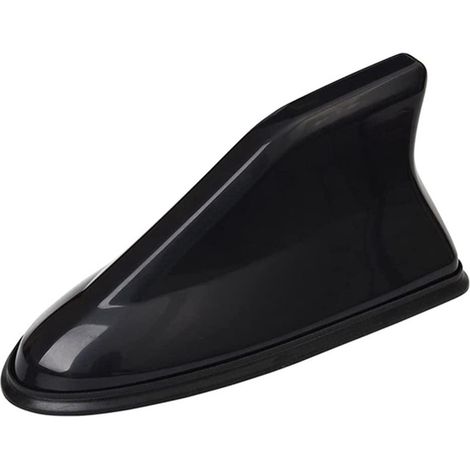 Antenne requin noire universelle, antenne de toit auto améliorant le signal, antenne radio déco requin (1/4)
