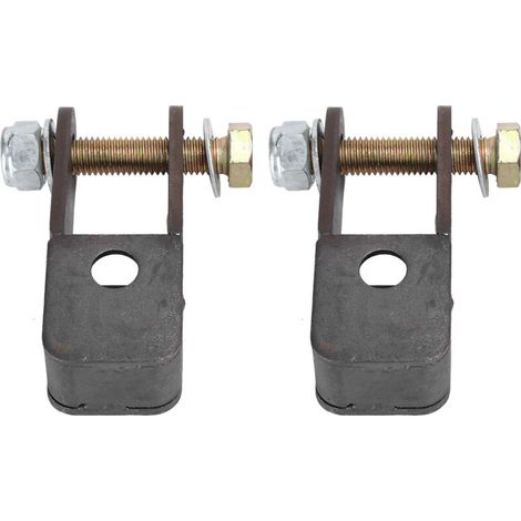 Shock extenders, 2 pieces of 4x4 front shock extension 2-4in lee extension brackets for GMC Sierra 1500 99-07 2009 c 2500hd front shock adapter shock extension -. (1/5)