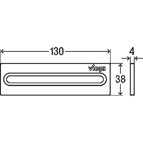 VIEGA 794002 Insert pour caniveau de douche