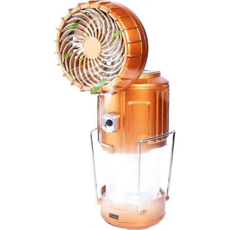 Ventilateur de camping LED pour éclairage de camping, ventilateurs portables pour tente, lumières LED de camping (1/5)