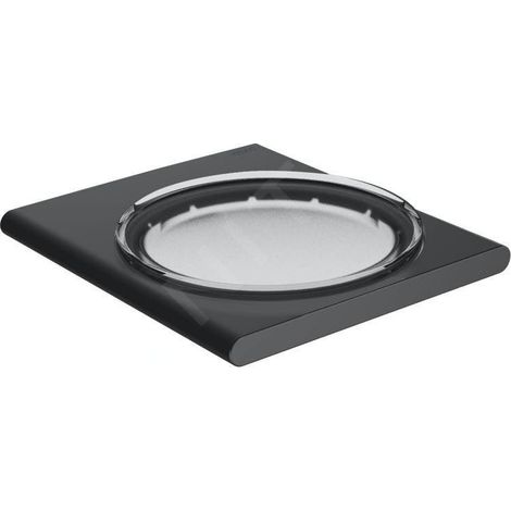 Support à savon KE Édition 400 pcs avec bol E-kris en noir (1/2)