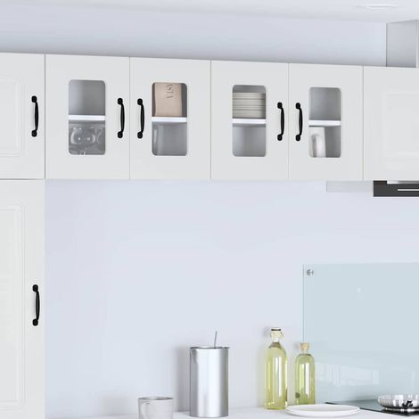 Küchenschrank Kalmar Hochglanz Weiß 60 x 31 x 40 cm vidaXL