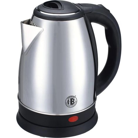 Bouilloire electriques - Bouilloire électrique - Bouilloire en acier inoxydable -Bouilloire électrique 1,8 Litre inox sans fil argent - HG5011-SIL (1/5)