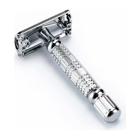 Rasoir de sûreté élégant pour femme et homme - Rasoir papillon zéro déchet, kit de rasage humide avec 1 lame incluse - Ensemble de rasage réutilisable pour tous (1/5)