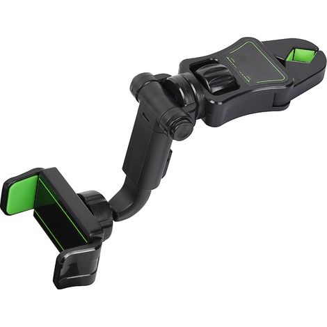 Multifunctional Rearview Mirror Phone Holder, Car Rearview Mirror Phone Holder and GPS Holder, 360 Rotating Car Phone Holder (1/5)