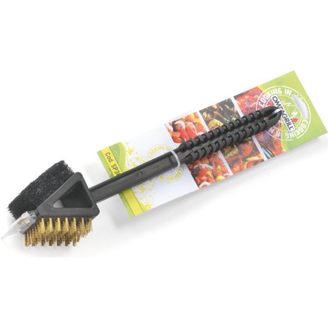 Ompagrill SPAZZOLA PULIZIA 3 IN 1 PER BARBECUE