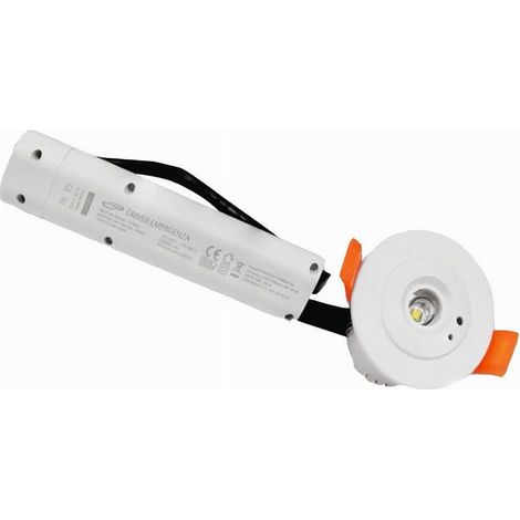TrAdE Shop Traesio - Faretto Emergenza Incasso 3w 1 Led Cob Anti Blackout Luce Fredda 6500k Na05-sl-1 - (1/5)