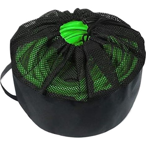 Elkuaie Sac de Rangement pour Tuyau de Camping-Car - Sac de Rangement - Système d'organisation Double Face Conception en Maille Respirante - 1 - Utilisation pour Le Camping et Le Jardin Bleu (1/5)