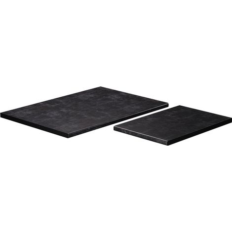 Küchenarbeitsplatte R-Line, Anthrazit, 114 cm (passend für 87x87 Eckschrank), Vicco