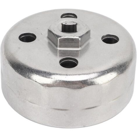QORVA-Clé de filtre à huile d'entraînement de 3/8 pouces, 15 cannelures, douille de retrait en aluminium de remplacement pour moteurs à essence Land Rover 3,0 l 5,0 l (1/5)