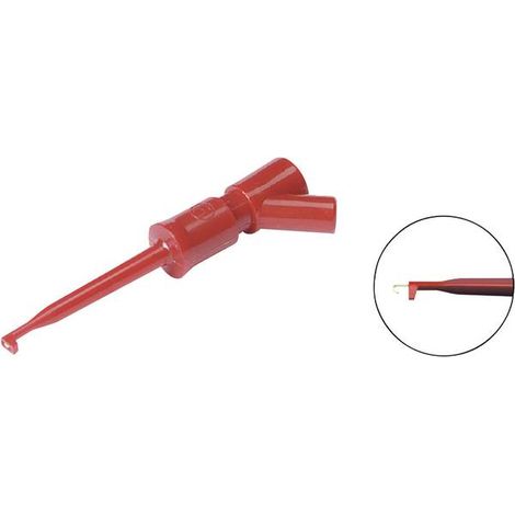 SKS Hirschmann KLEPS 2 BU Sonda Connettore 2 mm CAT I Rosso