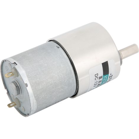 Gleichstrom-Getriebemotor, niedrige Drehzahl, Mikro-Permanentmagnet, 12 V, XD-37GB3530 + Halterung + Regler + Zahnrad, 20 U/min (1/5)