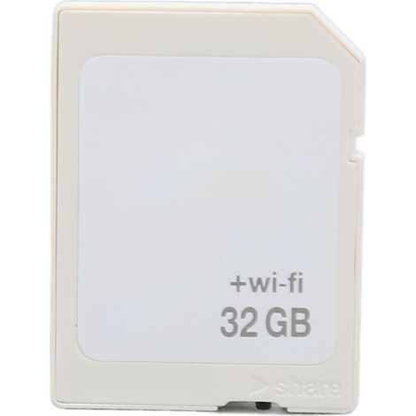 Carte mémoire WiFi Classe 10 32GB pour appareil photo, grande capacité de stockage sans fil SDHC. (1/5)