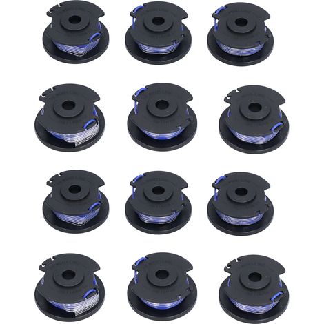 de 12 bobines de fil de rechange pour coupe bordures Ryobi