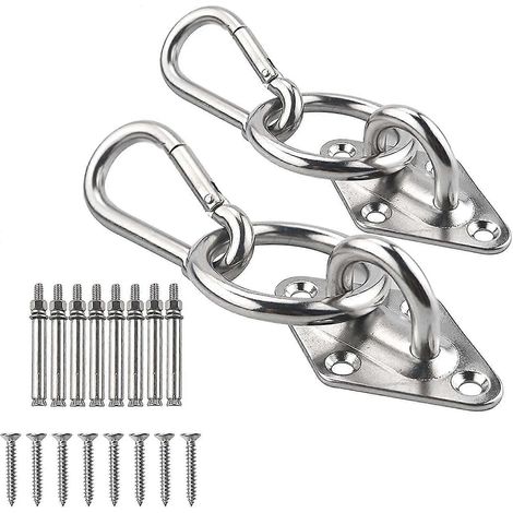 Kit de suspension de hamac durable, crochets de plafond M8, crochets pour hamac (1/5)