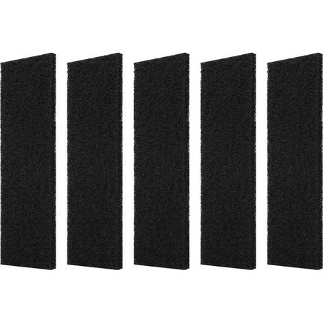 Schwarzes Material: Vliesstoff-Deckenventilatorfilter, Ventilatorflügelfilter, 259cm, verpackt in einem OPP-Beutel.