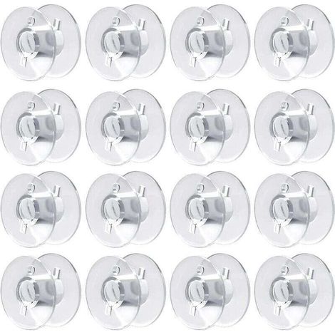 Bardusch-60 canettes pour machines à coudre, canettes en plastique compatibles avec les machines à coudre Brother, Singer, Kenmore, Janome et la plupart des marques. (1/4)