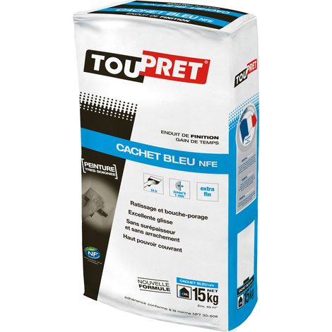 Glättspachtel Toupret Gebäude Cachet Blau Nfe 15kg - Toupret