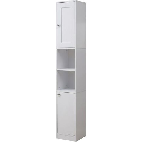 Mobile Colonna Bagno Verticale Salvaspazio Melaminico 30x30x180 Cm