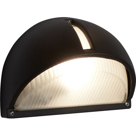 Applique Contemporanea Kentucky Alluminio Nero Vetro 1 Luce E27 (1/5)