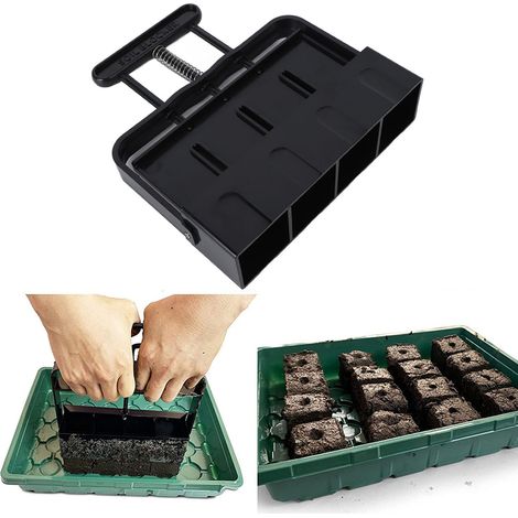 Fabricant de Briques de Terre Manuelle Outil de Jardinage pour Semis et Cultivation Accessoire de Potager - KZQ (1/5)