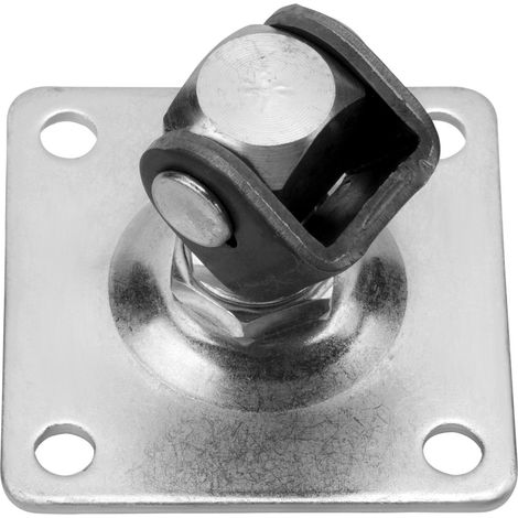 Torangel kurz mit Anschraubplatte M20 (100 x 100 mm) Stahl verzinkt (1/2)