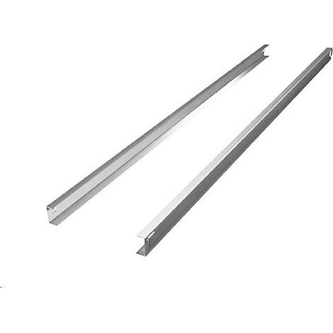 Paire de glissières en inox pour tables à pizza et tables réfrigérées pour pâtisserie - VIRTUS