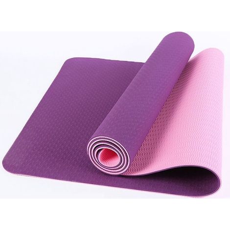 TOPLUS tapis de gym, tapis de yoga antidérapant et rembourré pour fitness, tapis d'exercice polyvalent, surface confortable et stable, idéal pour entraînement à domicile ou en salle. (1/5)