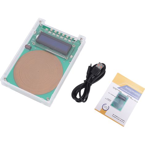 Générateur ondes Schumann 7,83Hz – Résonateur impulsion ultra-basse amplificateur USB boîtier acrylique 0,01-299Khz (1/5)