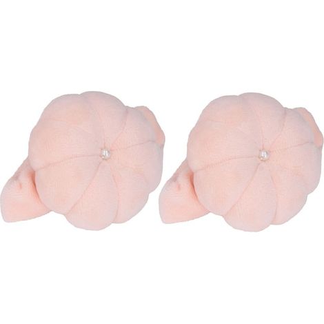 coussinets à épingles forme citrouille, bracelet poignet, tissu pratique, portable, pour couture et travaux d'aiguille (1/5)