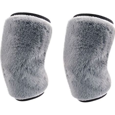 Genouillères thermiques – Doublées en polaire pour un confort maximal Gris (1/4)