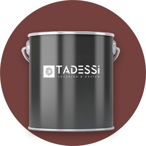 TADESSI Wandfarbe Rot - Kastanie - abwaschbare Innenfarbe matt - Dispersionsfarbe - Geruchsarm und Lösemittelfrei (1/5)