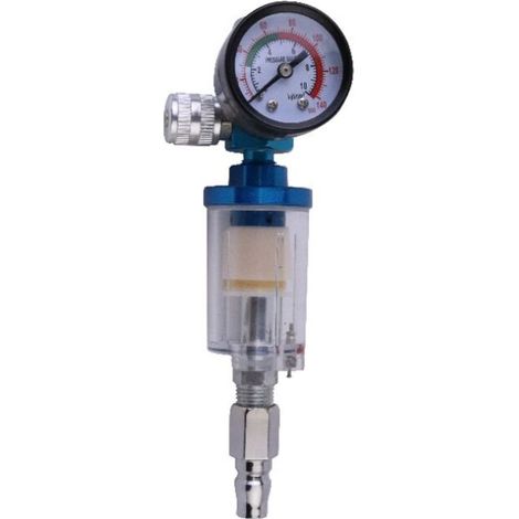Pistolet pulvérisateur pneumatique avec régulateur de pression + Filtre séparateur d'huile Outil séparateur (1/3)