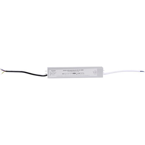 Alimentatore LED 12V 100W IP67 Polux esterno alluminio (1/2)
