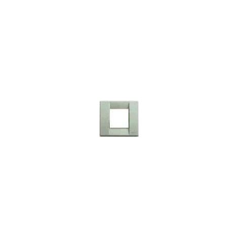 VIMAR PLACCA IDEA 1-2 MODULI MET. SABBIA