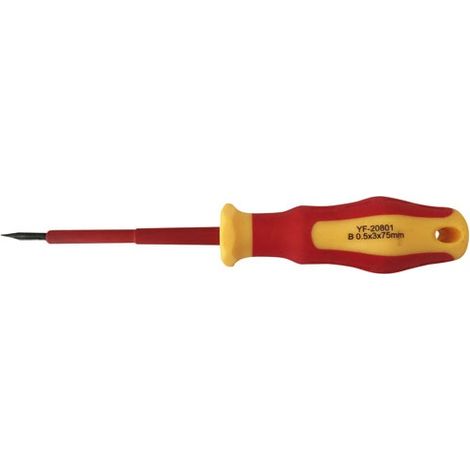 Tournevis Electricien Isolé Fente 3 X 75 Mm - Fischer Darex