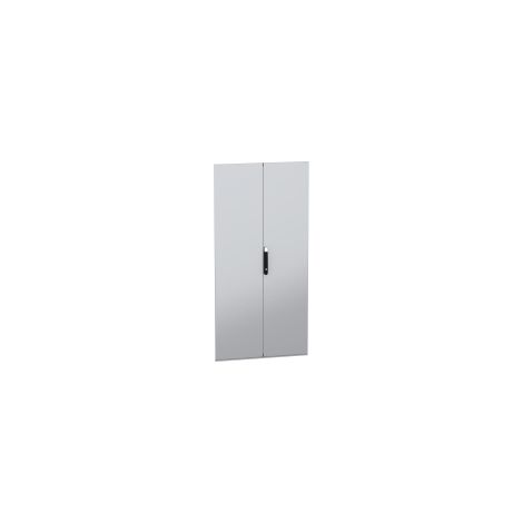 Porta piena doppia, PanelSeT SFN, Spacial SM, per armadio elettrico H2000 W1000mm - NSYSFND20102D