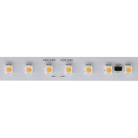 Bandeau LED Beneito & Faure Fine 76, 5 mètres, 24 V, 18 W/m, 4000 K, 126 LED/m, IP20, optique à 36° pour éclairage d'accentuation