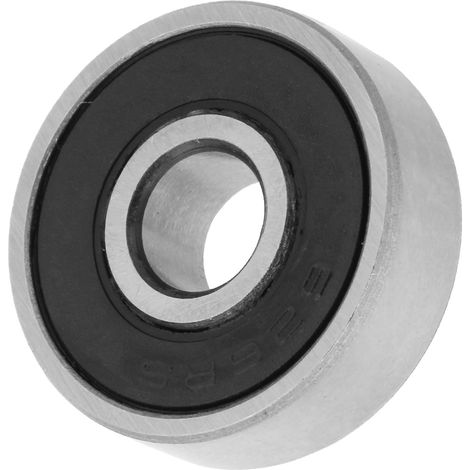 Roulement à billes acier 626, double joint caoutchouc étanche, alésage 3/4/5/6mm, diamètre extérieur 10/13/16/19mm, gorge profonde, usage industriel et loisirs créatifs (1/5)
