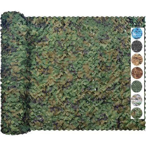 Rouleau de Treillis de Camouflage de Grande Taille - Idéal Le Camouflage, la Chasse, la décoration Militaire - Parfait Faire de l'ombre 3x5m (1/5)