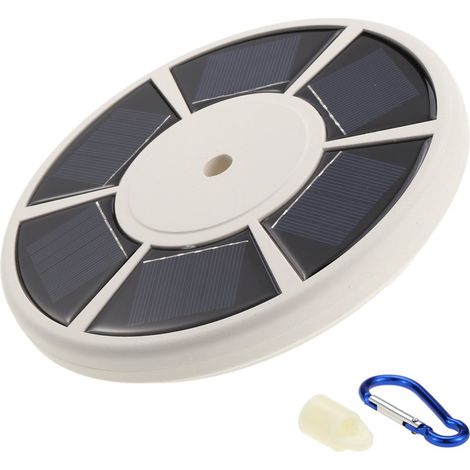 Lampe de mât de drapeau étanche à énergie solaire, compatible avec les mâts de 15 à 25 pieds (26 LED)-AquaForge (1/5)