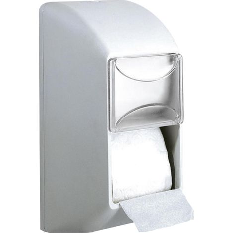 Portarrollos de papel higiénico adosado vertical blanco SUPERFICIE - NOFER (1/2)