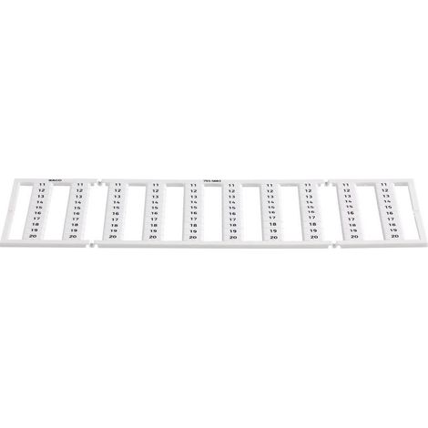 Wago 793-5603 Sistema de marcado blanco para conexiones